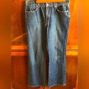 J CREW sz12 hi rise straight leg jeans Inseam length is 30.75” Look new Wide leg